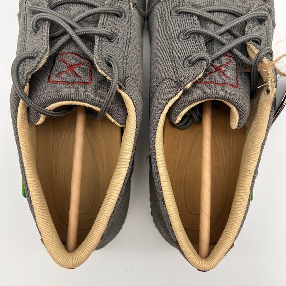 Twisted X Zero-X Lace-Up Loafer Sneakers Mens 8.5 Steel Gray NIB Shoes MZX0006 - Picture 5 of 16